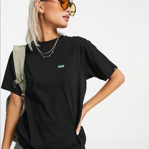 Vans Small Logo Waterfall T-shirt in Black